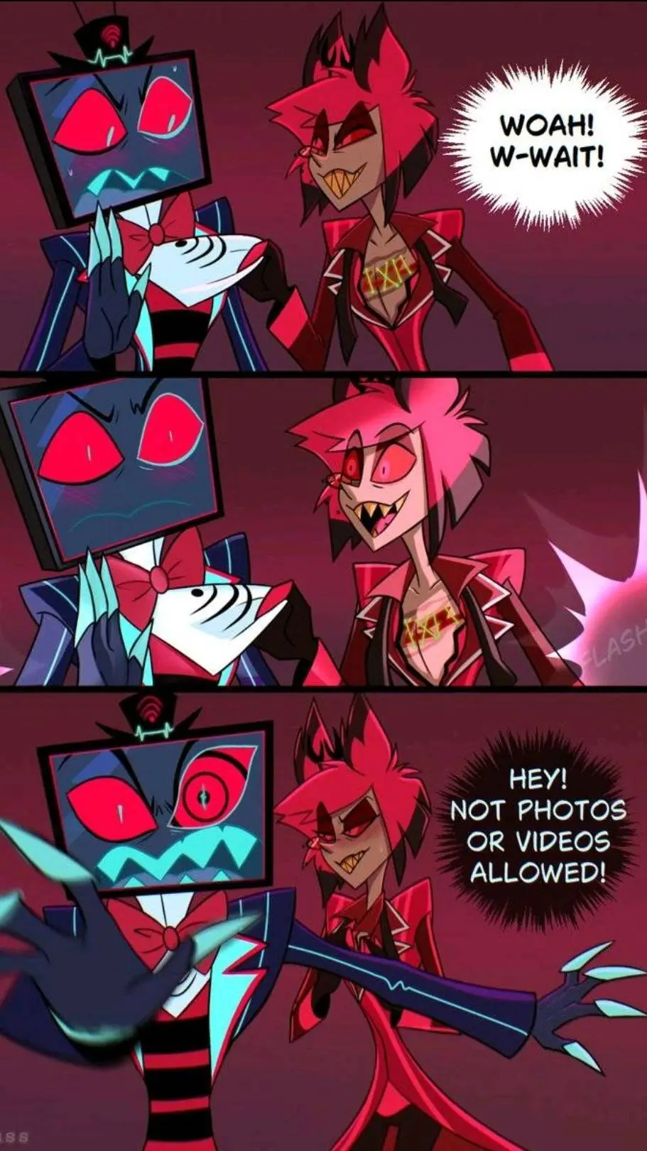 ai character: RadioStatic background