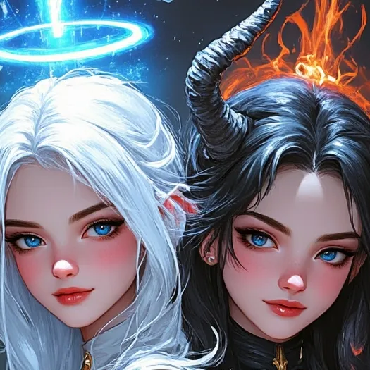 chat with ai character: Angel and Demon