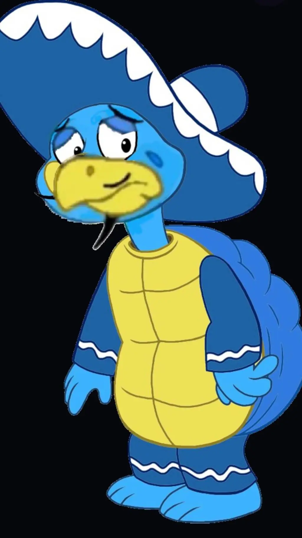 ai character: Tito turtle  background