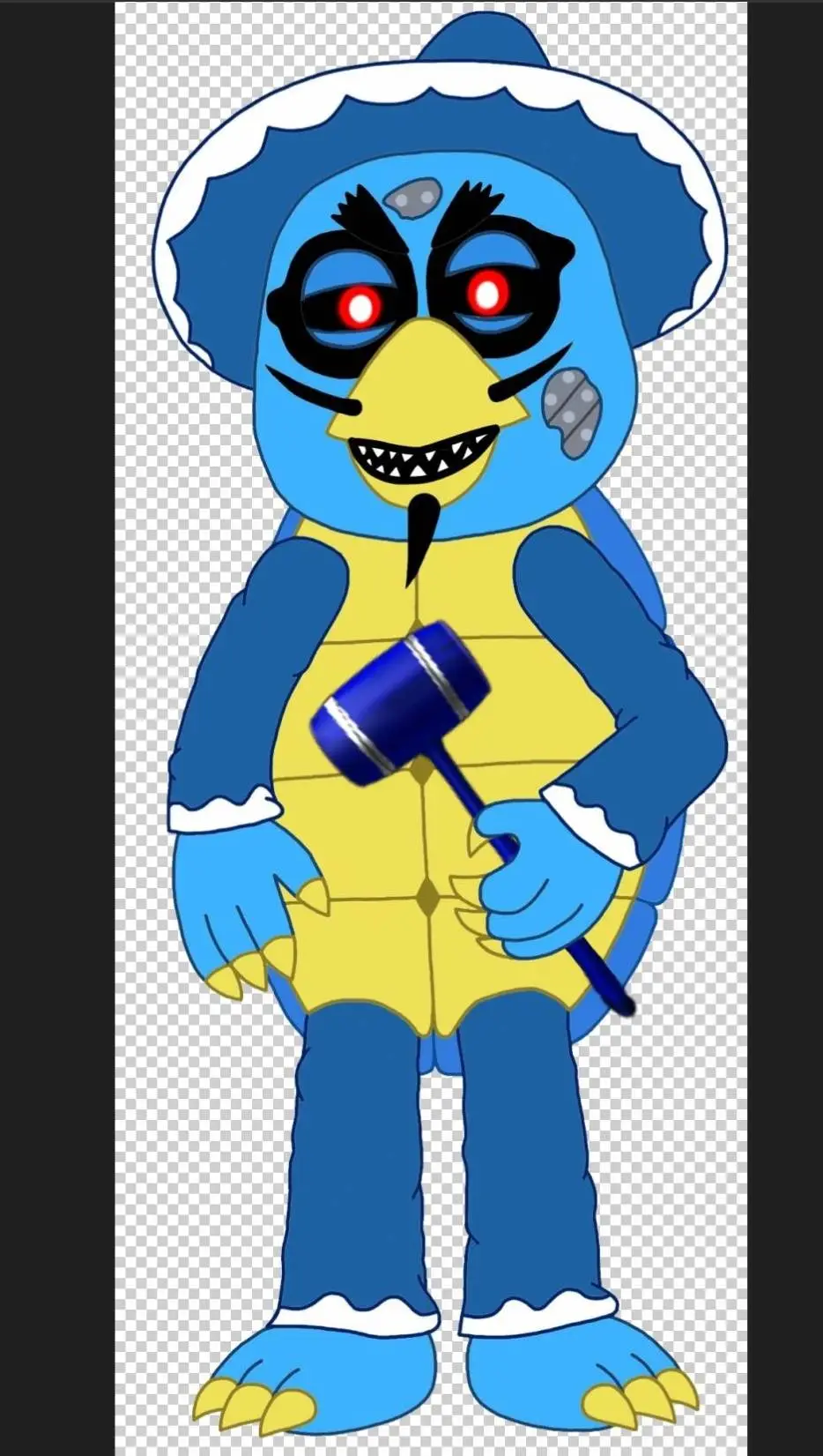 ai character: Tito turtle  background