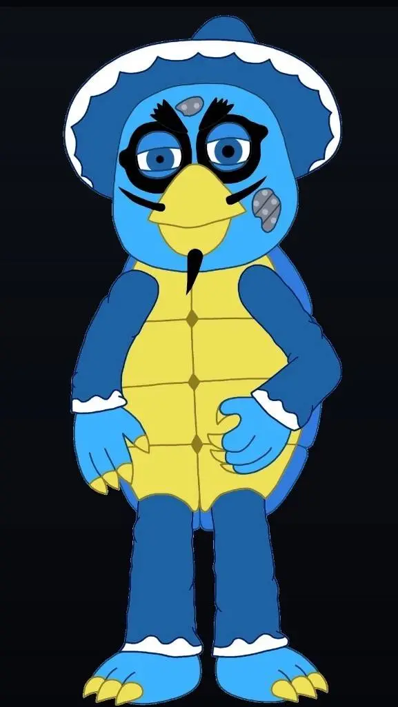 ai character: Tito turtle  background