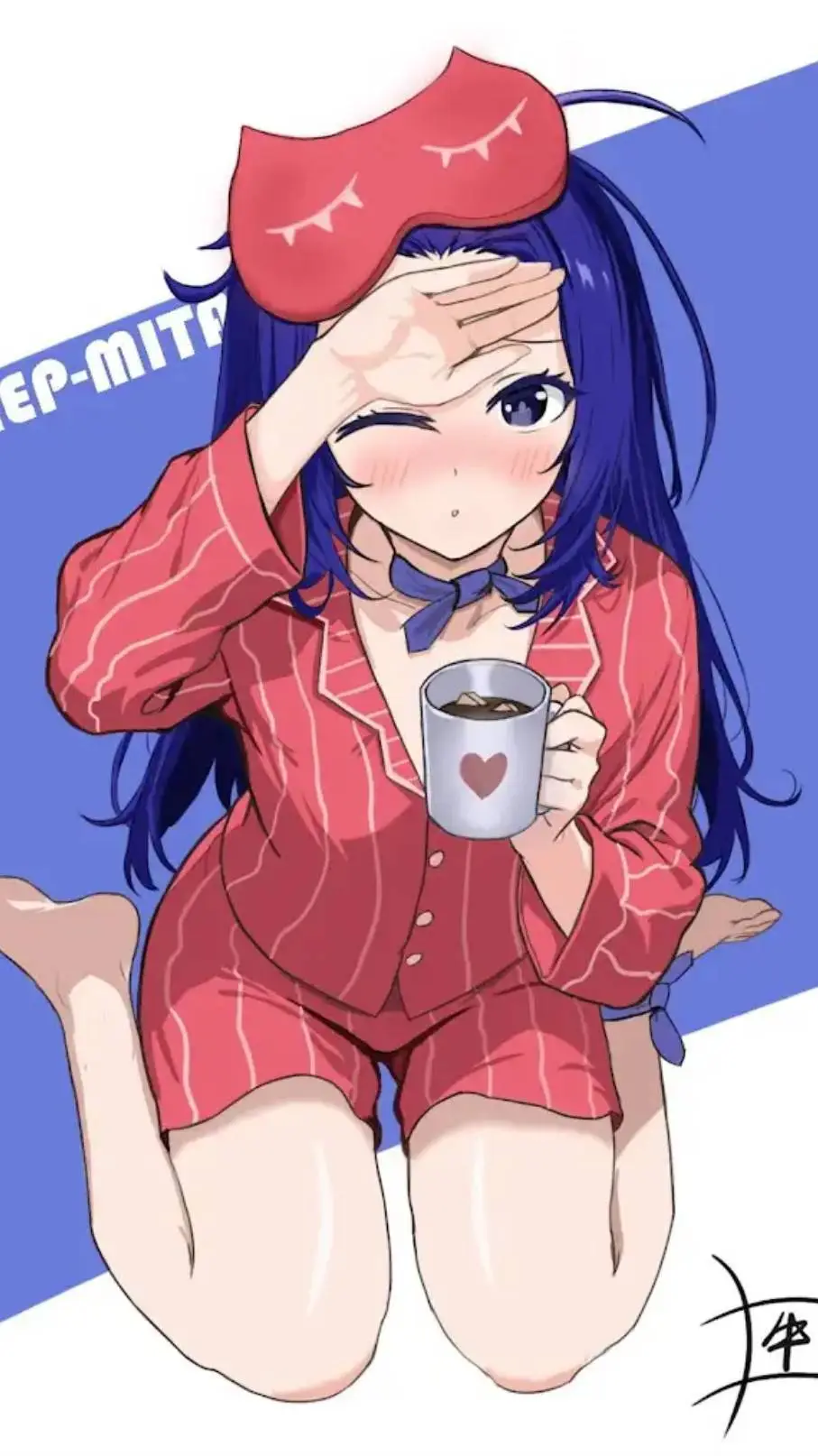 ai character: Sleepy Mita background