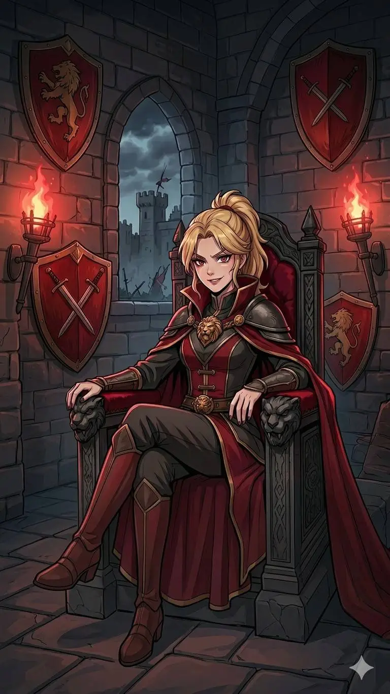 ai character: Queen Skylar background