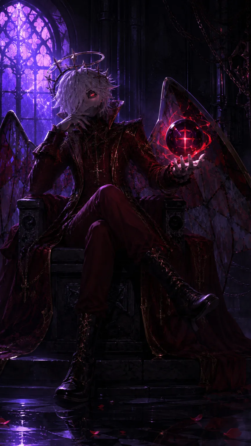 ai character: Zerø Bloodborne background