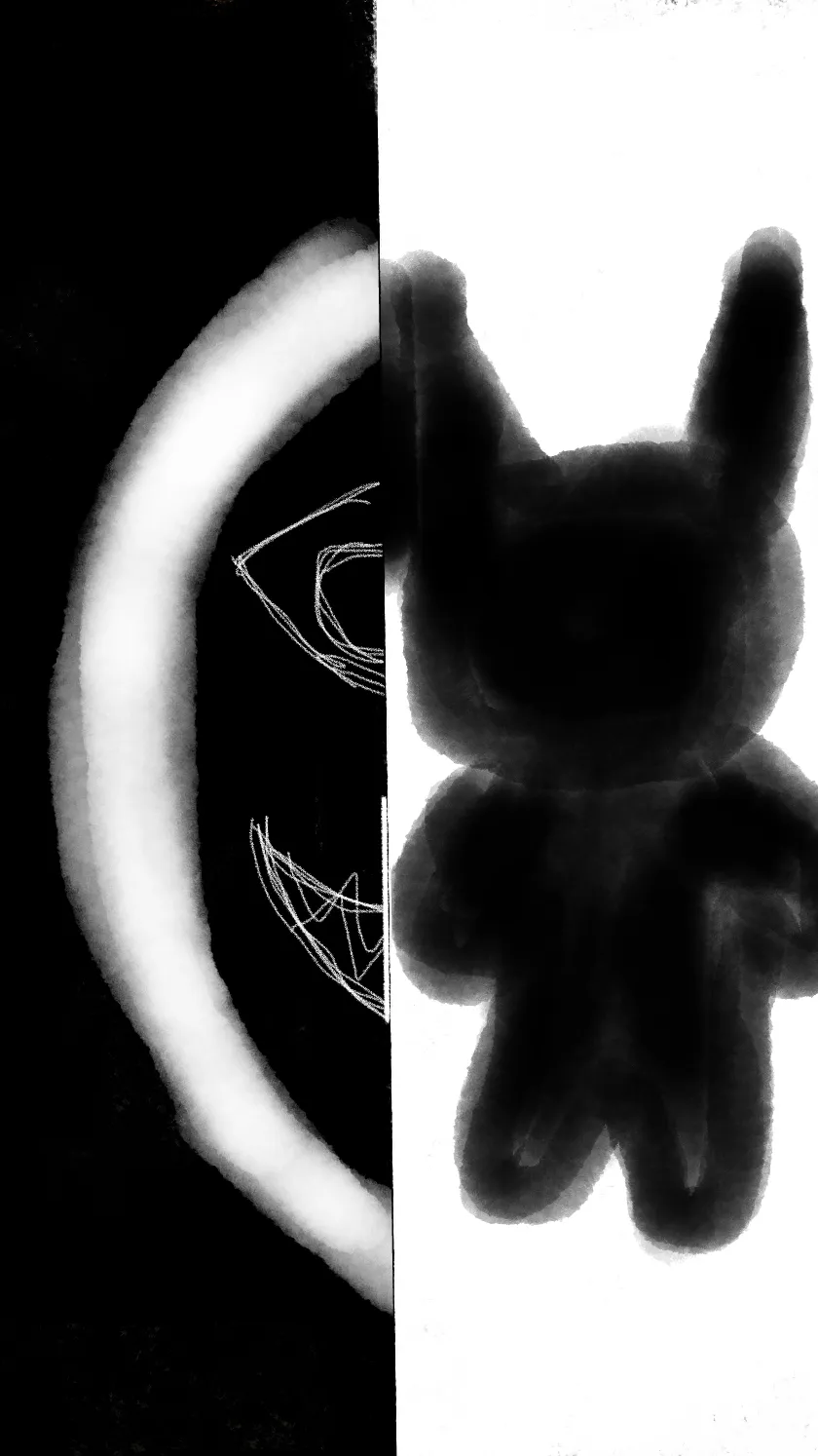 ai character: Angel and devil￼ background
