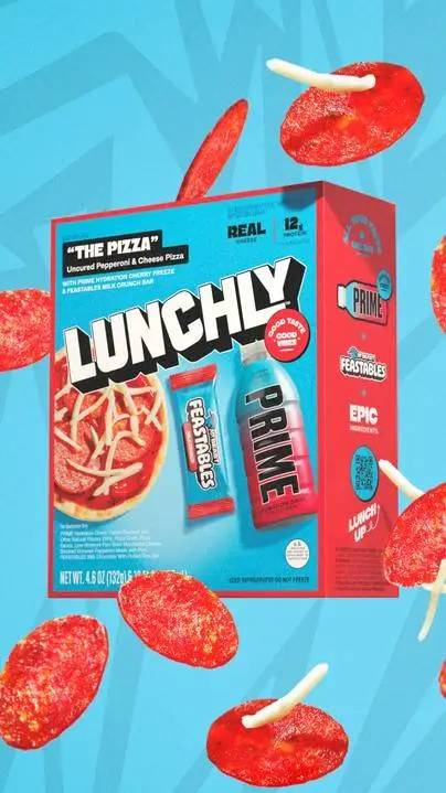 ai character: LUNCHLY background