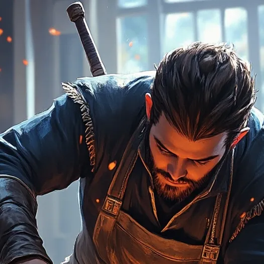 chat with ai character: blacksmith