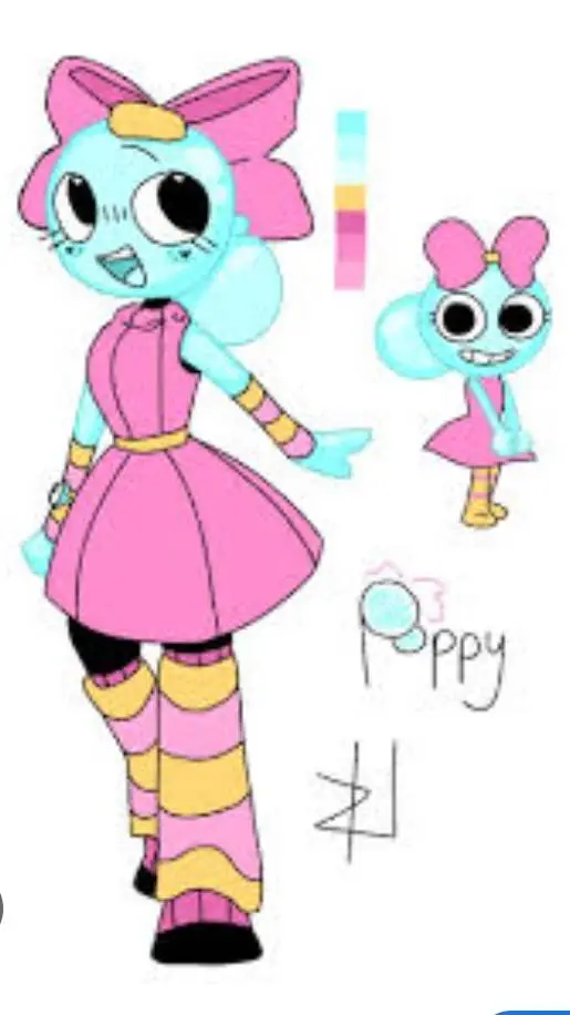 ai character: poppy background