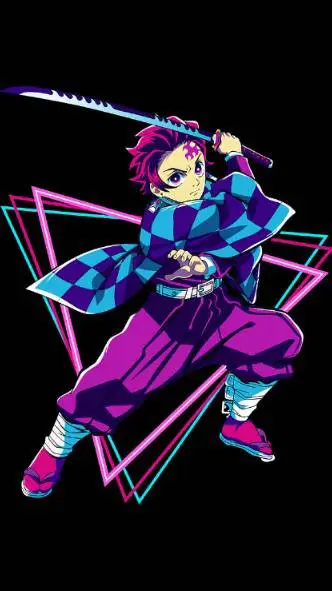 ai character: Tanjiro Kamado background