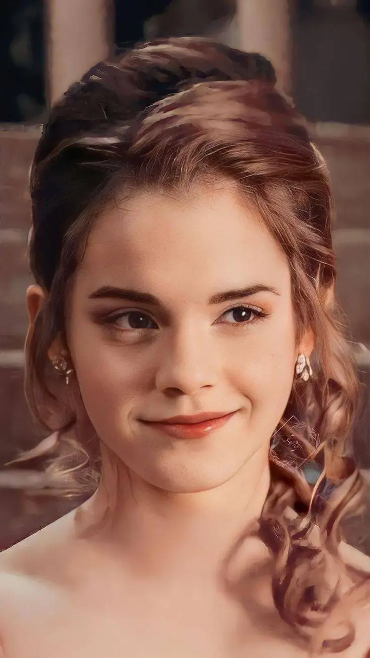 ai character: Emma Watson  background