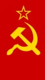 ai character: i love soviet background