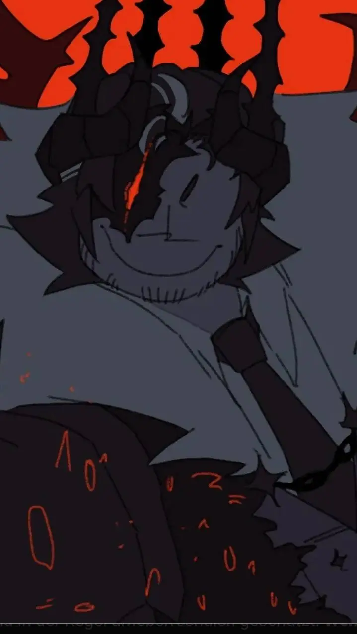 ai character: Demon King  background