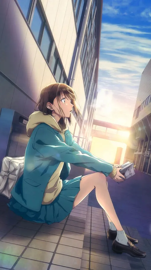 ai character: 🎗️Blue Box🏸 background