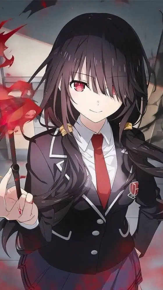 ai character: kurumi tokisaki  background