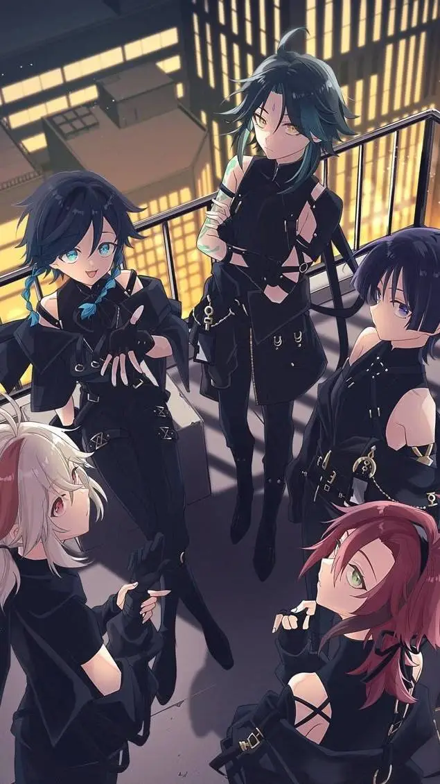 ai character: Anemo boys  background