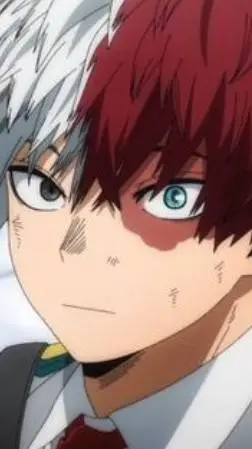 ai character: Shoto Todoroki  background