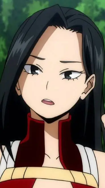 ai character: Momo Yaoyorozu background