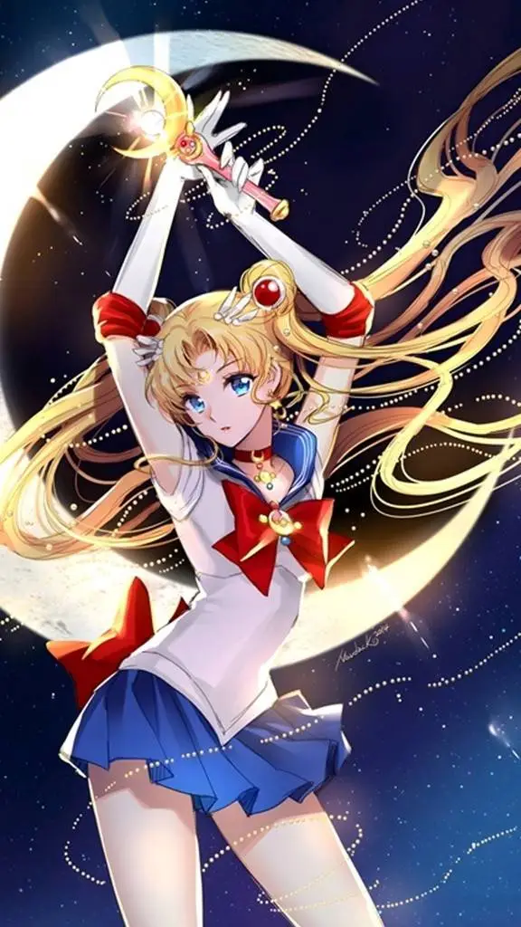ai character: Sailor Moon background