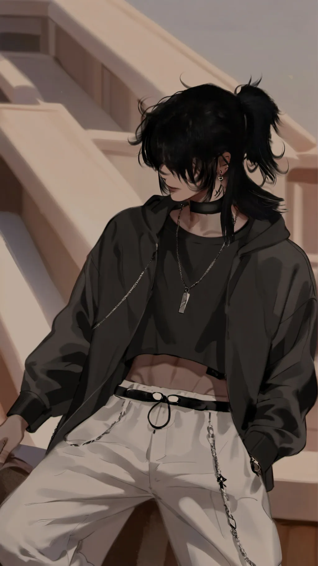 ai character: ZERO𝜗𝜚——• background