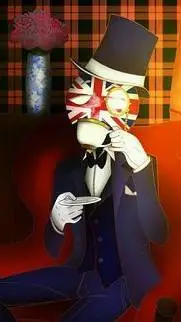 ai character: United Kingdom  background