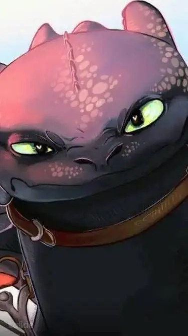 ai character: toothless 3  background