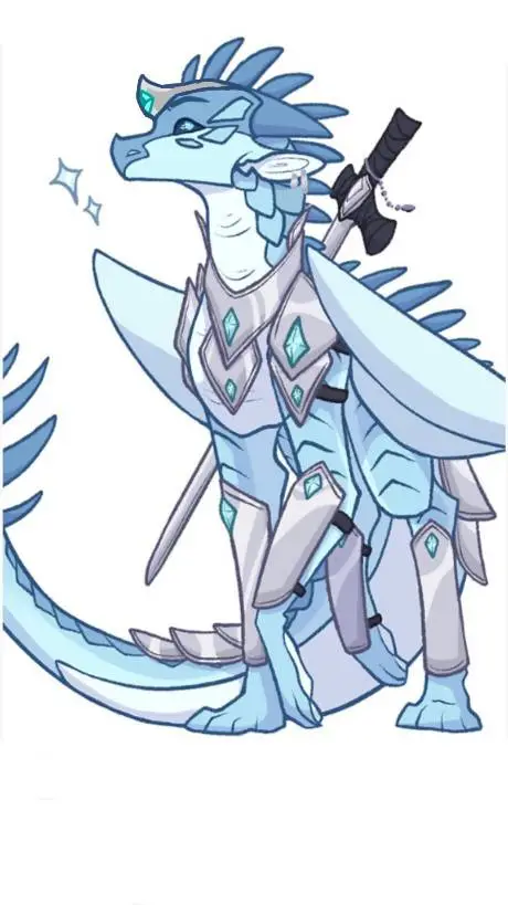 ai character: winter background