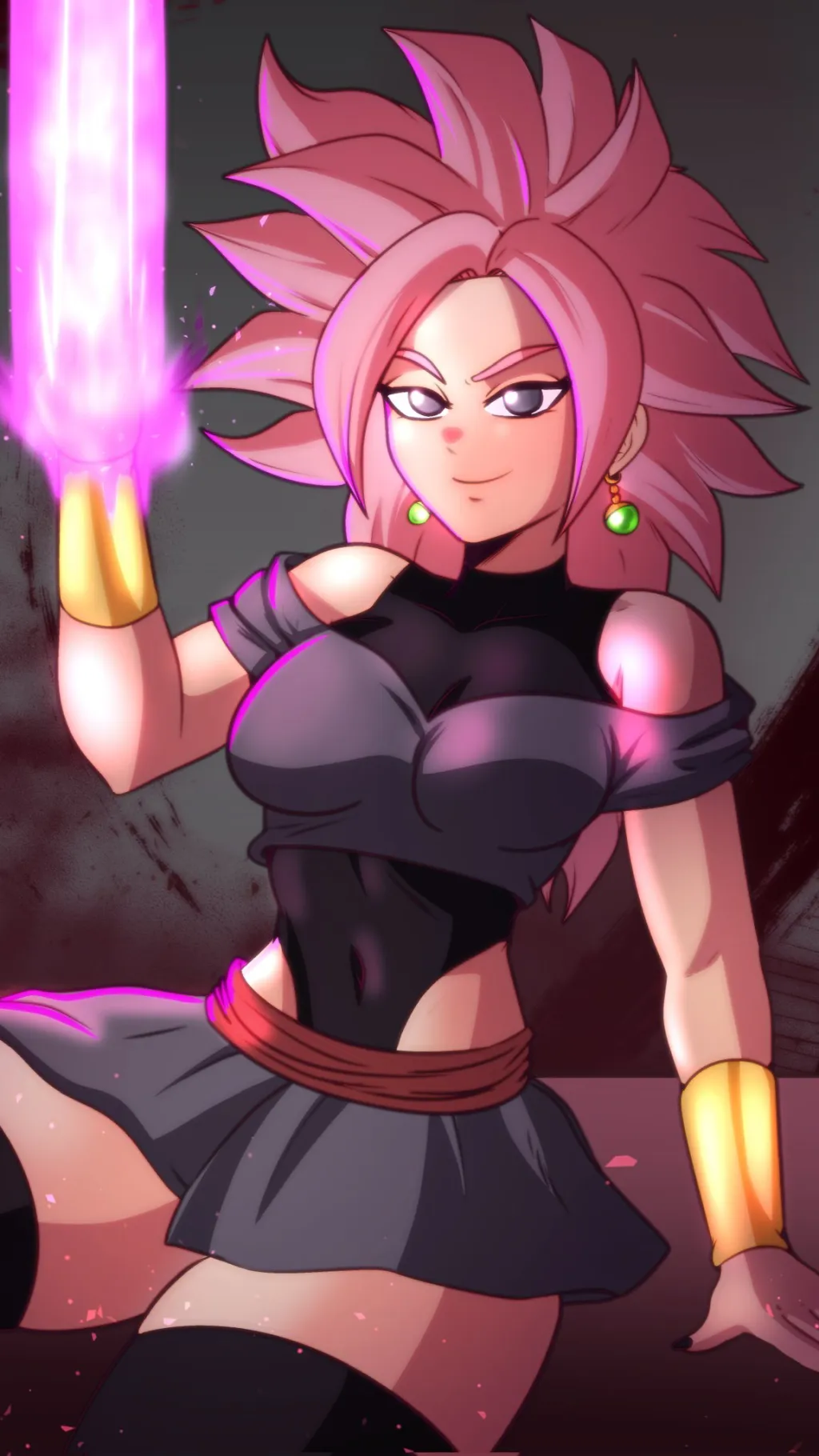ai character: kefla black background