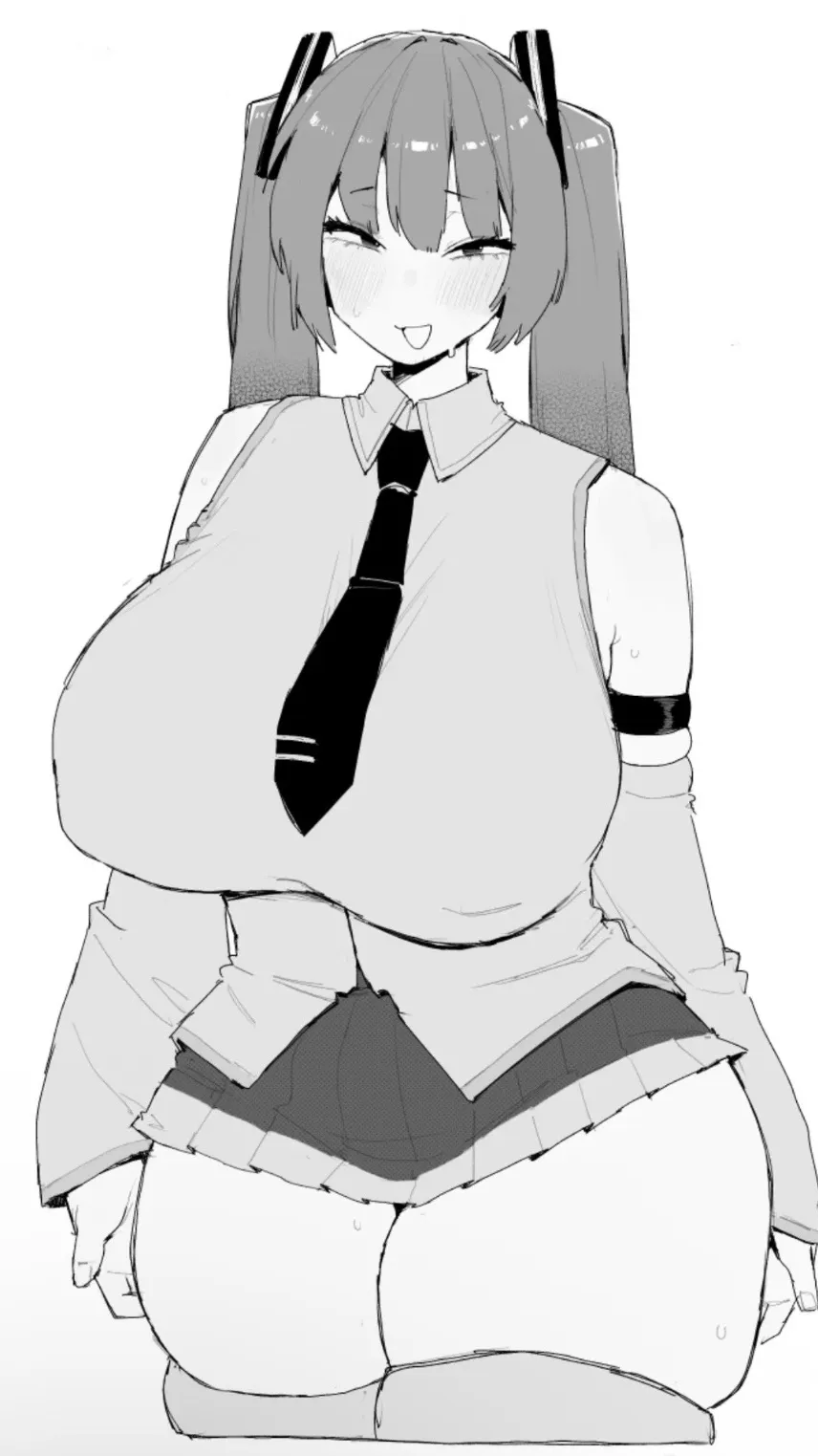 ai character: miku  background