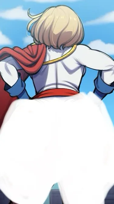 ai character: power girl background