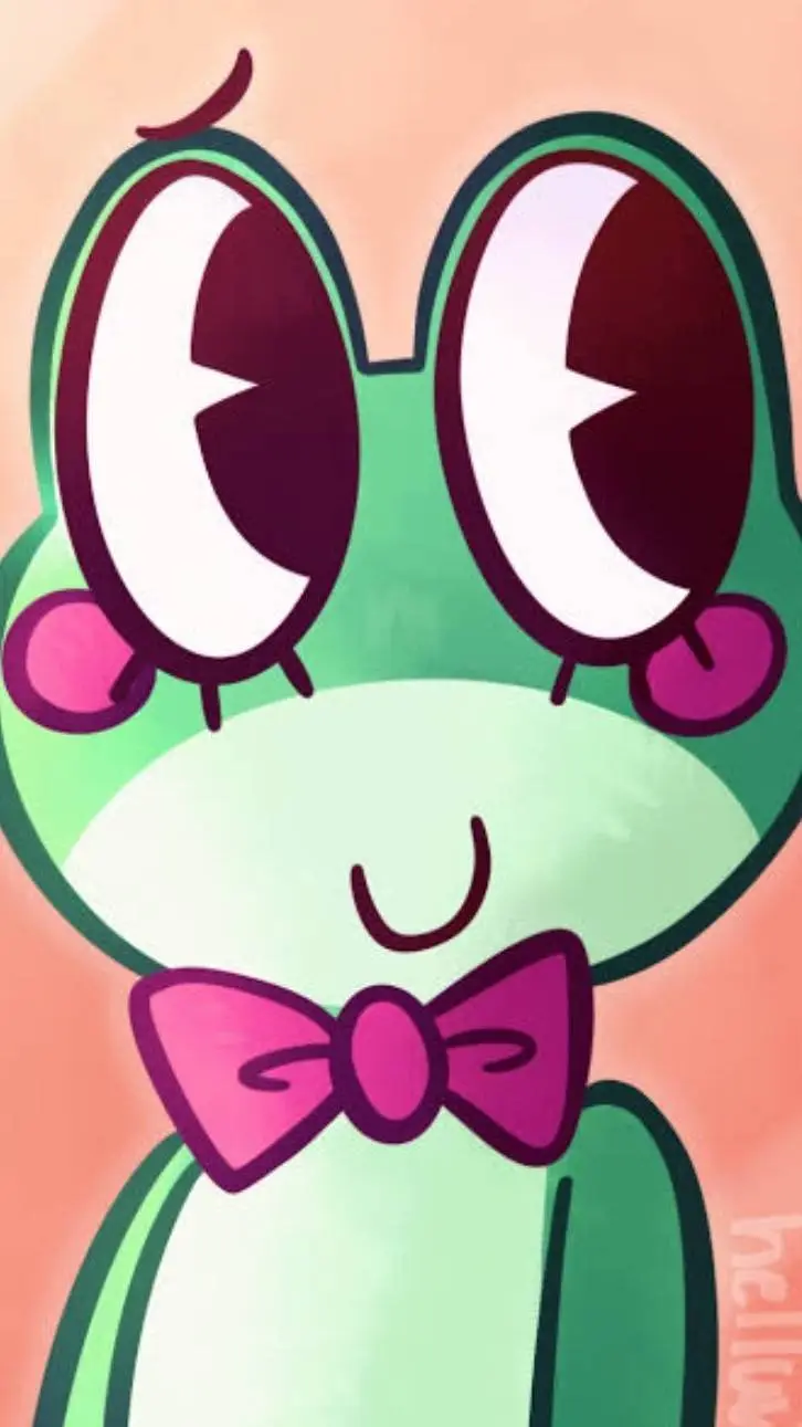 ai character: Ribbit 🐸 background