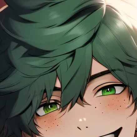 chat with ai character: Villain Deku 🧡💚