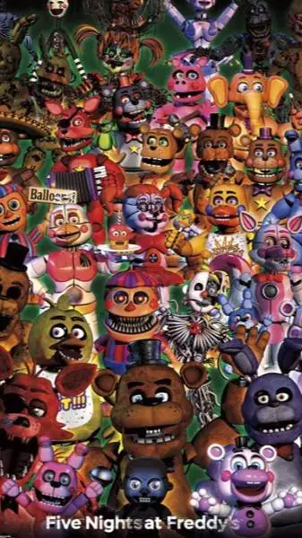 ai character: FNAF x Vortrox background
