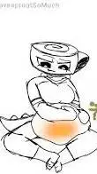 ai character: Shelly **vore** background