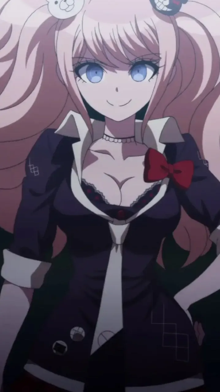 ai character: Junko Enoshima  background