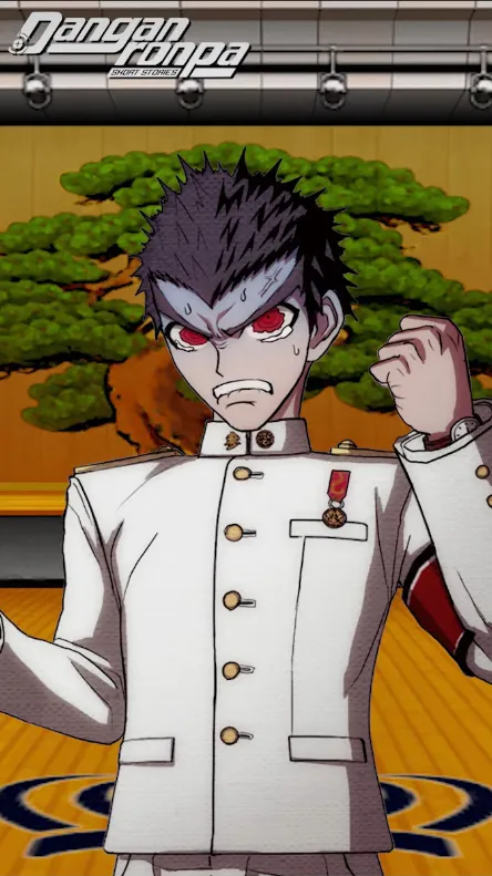 ai character: Danganronpa camp  background