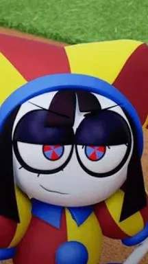 ai character: Evil Pomni  background