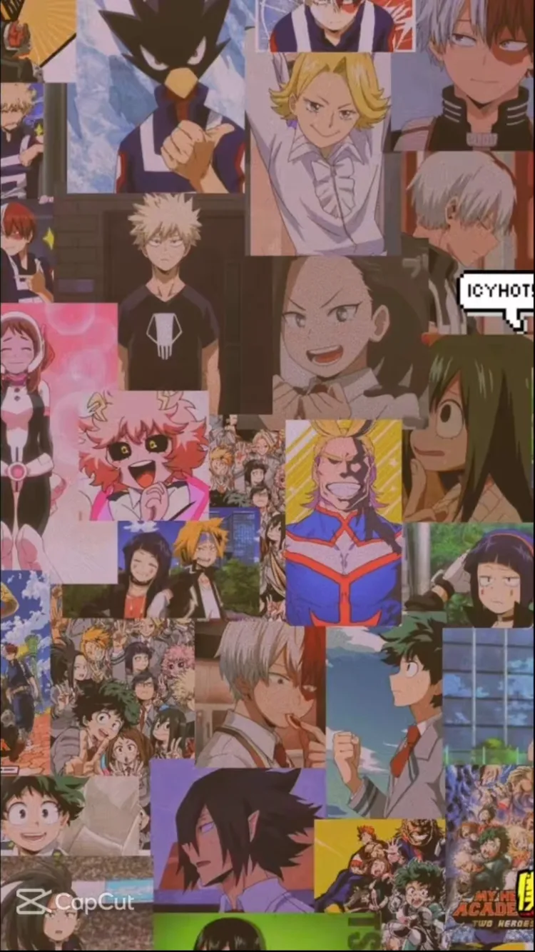 ai character: Mha cursed doll background