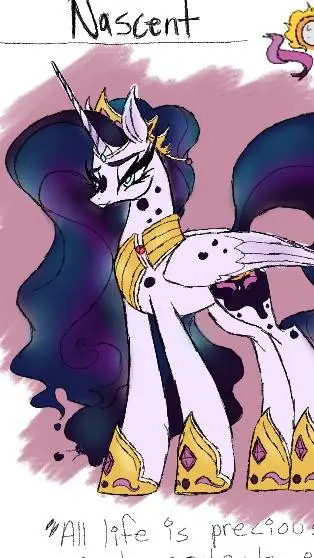 ai character: Thelma the unicorn background