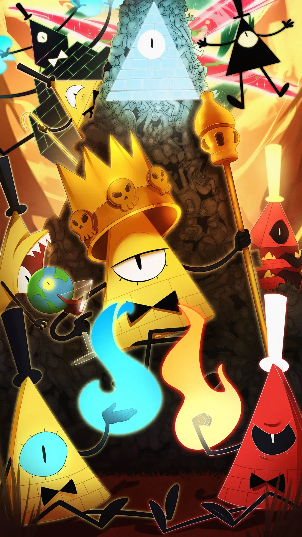 ai character: GravityFalls my au background