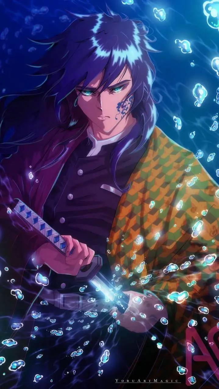 ai character: ⛧DEMON SLAYER⛧ background