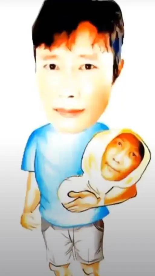 ai character: Papa....  background