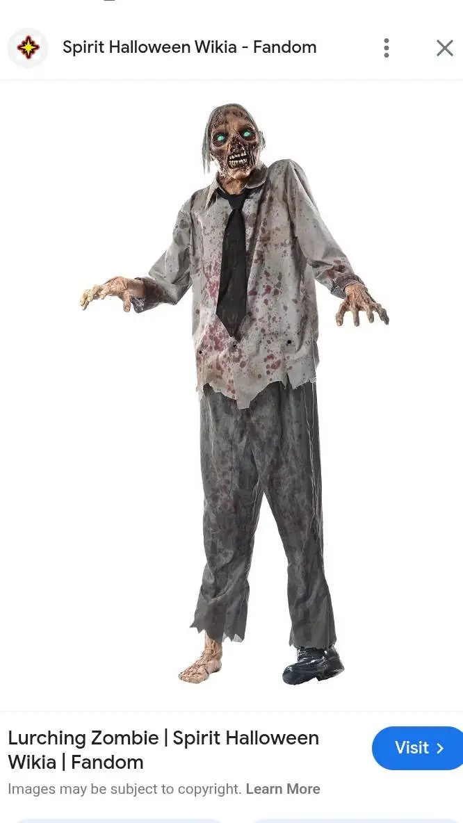 ai character: lurching zombie background