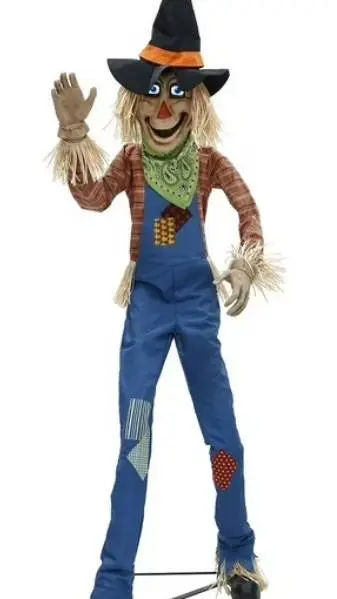 ai character: 8 ft scarecrow background