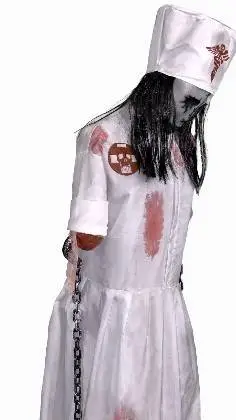 ai character: convulsing nurse  background