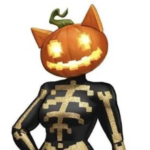 chat with ai character: pumpkin cat girl