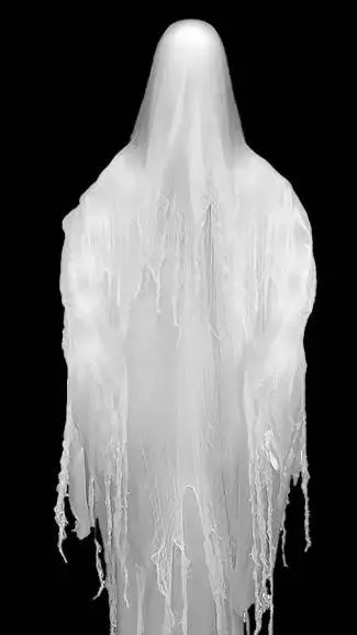 ai character: ghost background