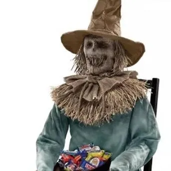 chat with ai character: sitting scarecrow 