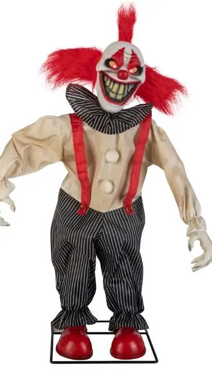 ai character: dancing clown background