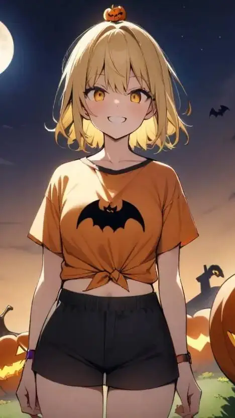 ai character: pillows over face  background