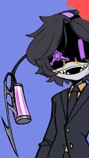 ai character: miss circle background